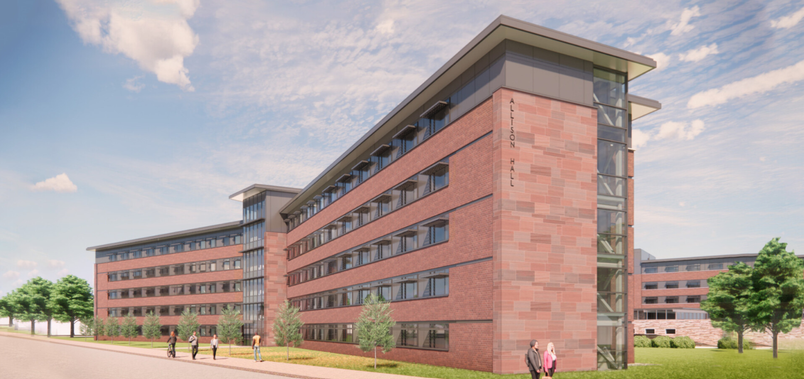 Rendering of Allison Hall