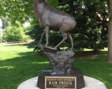 Ram Proud - Weimer, Dawn - 1999 - Corner of Moby Arena and Fum Mcgraw Athletic Center on Plum St.